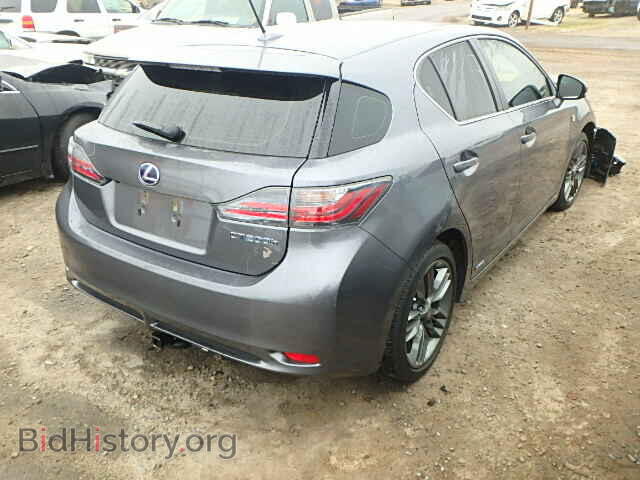 2012 LEXUS CT 200 - VIN: JTHKD5BH1C2088447 - Фото 4