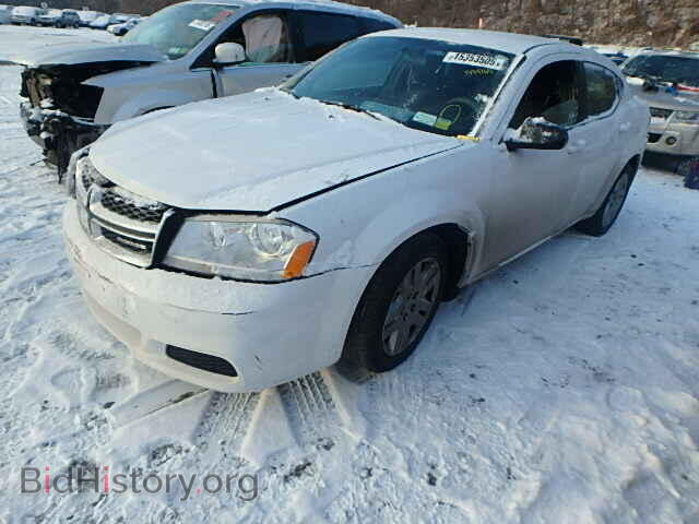 2012 DODGE AVENGER - VIN: 1C3CDZAB3CN110588 - Фото 2