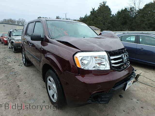 Фотография 5FNYF3H29DB039492 - HONDA PILOT 2013