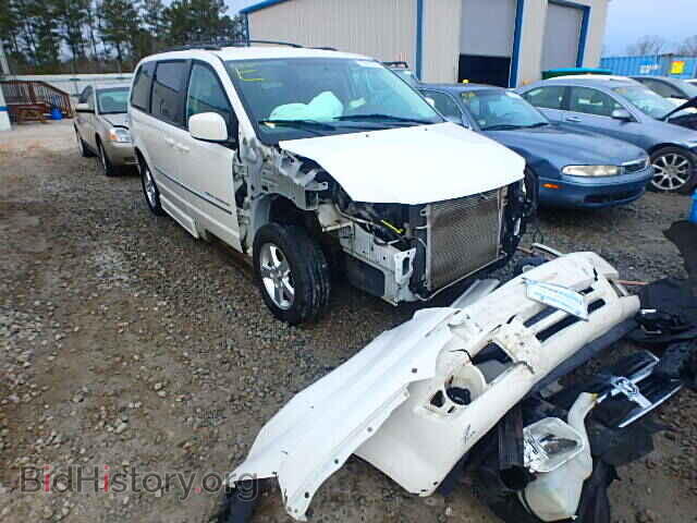 2010 Dodge CARAVAN Grand Cara (VIN 2D4RN5D17AR130733) — photo 1 of 10, Copart, damage: front end