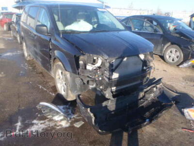 2013 Dodge CARAVAN Grand Cara, черный — VIN 2C4RDGBG1DR652989, Copart