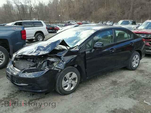 2013 HONDA CIVIC - VIN: 2HGFB2F57DH551404 - Фото 2