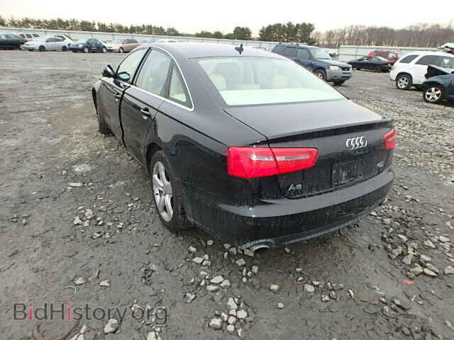 2012 AUDI A6 - VIN: WAUGGAFC9CN059070 - Фото 3