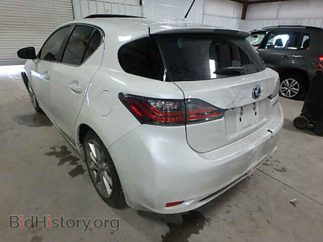 2012 LEXUS CT 200 - VIN: JTHKD5BH2C2116109 - Фото 3
