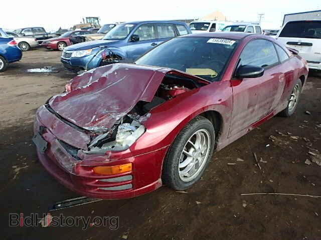 2001 MITSUBISHI ECLIPSE - VIN: 4A3AC54H51E222348 - Фото 2