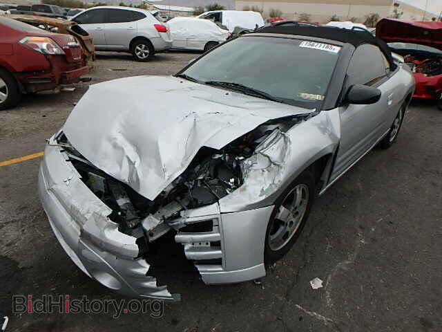 2005 MITSUBISHI ECLIPSE - VIN: 4A3AE45GX5E055775 - Фото 2