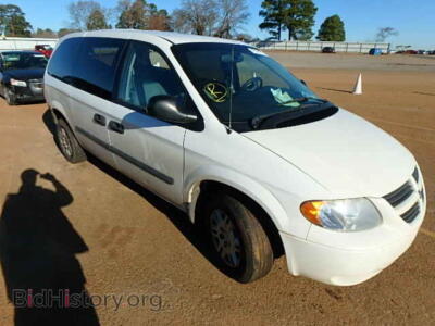 2007 Dodge CARAVAN Grand Cara, белый — VIN 1D8GP24E77B242523, Copart