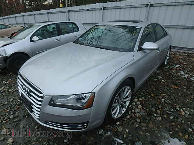 2013 AUDI A8 - VIN: WAUAGAFD2DN001348 - Фото 2