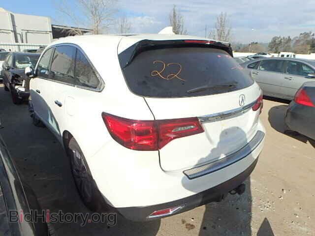 2014 ACURA MDX - VIN: 5FRYD4H49EB025962 - Фото 3