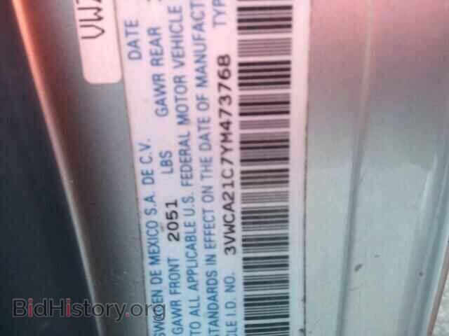 2000 VOLKSWAGEN BEETLE - VIN: 3VWCA21C7YM473768 - Фото 9