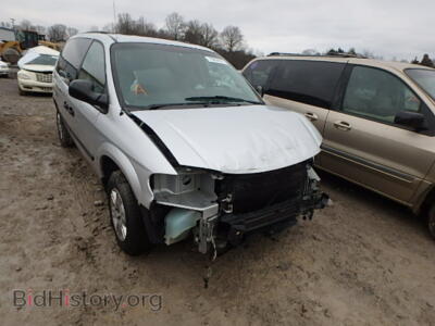 2007 Dodge CARAVAN Grand Cara, серебристый — VIN 1D4GP24R37B256746, Copart