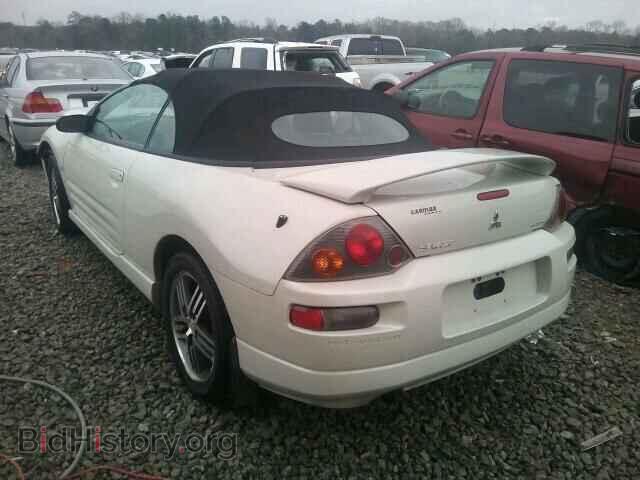 2003 MITSUBISHI ECLIPSE - VIN: 4A3AE75H83E186548 - Фото 3