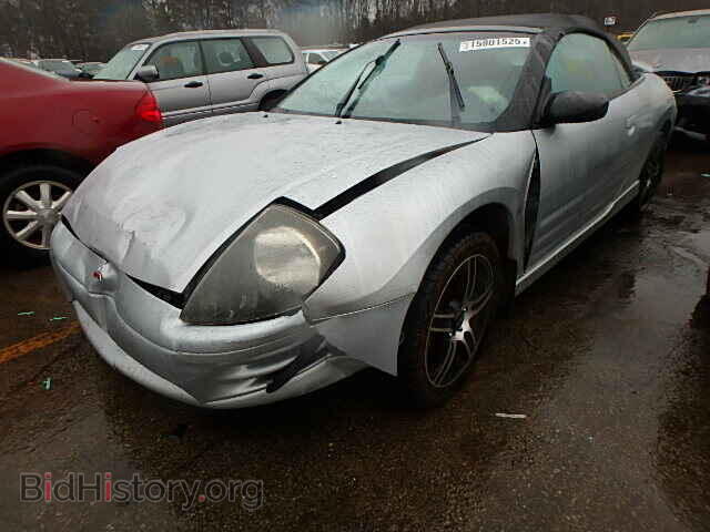 2001 MITSUBISHI ECLIPSE - VIN: 4A3AE85H21E197869 - Фото 2
