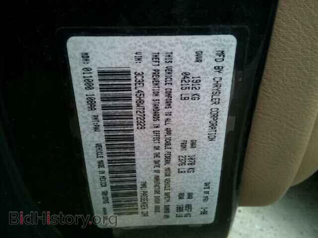1998 CHRYSLER SEBRING - VIN: 3C3EL45H8WT272329 - Фото 10