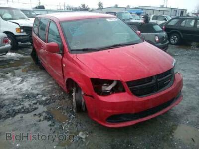 2014 Dodge CARAVAN Grand Cara, красный — VIN 2C4RDGBG1ER268275, Copart