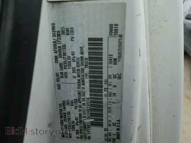 2001 FORD ECONOLINE - VIN: 1FTRE14261HB24514 - Photo 10