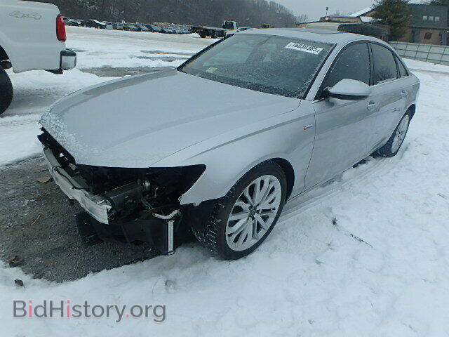 2013 AUDI A6 - VIN: WAUGGAFC6DN118058 - Фото 2
