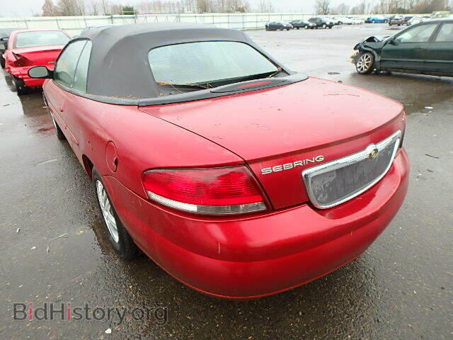 2003 CHRYSLER SEBRING - VIN: 1C3EL45T63N606454 - Фото 3