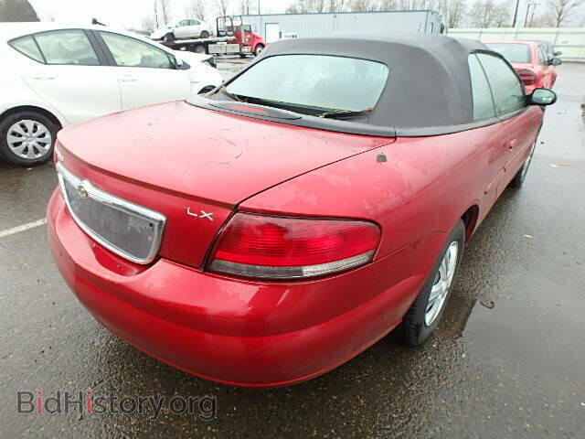 2003 CHRYSLER SEBRING - VIN: 1C3EL45T63N606454 - Фото 4