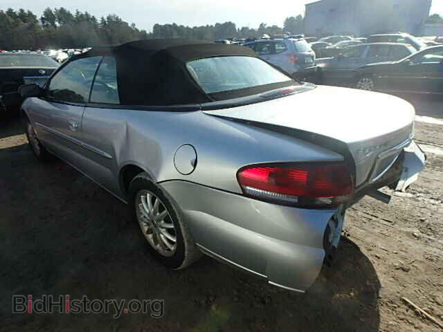 2002 CHRYSLER SEBRING - VIN: 1C3EL55R12N332959 - Фото 3