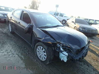2012 Mitsubishi GALANT Galant FE, черный — VIN 4A32B2FF8CE019541, Copart