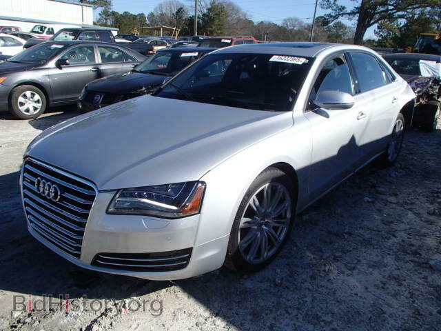 2011 AUDI A8 - VIN: WAURVAFD0BN018204 - Фото 2