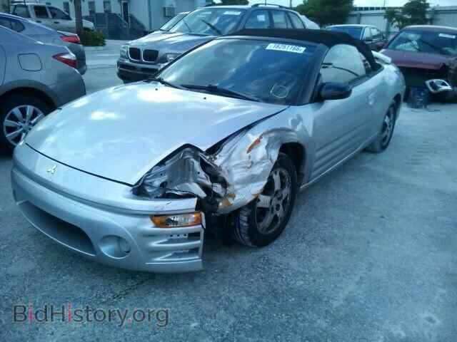 2003 MITSUBISHI ECLIPSE - VIN: 4A3AE45G43E106202 - Фото 2
