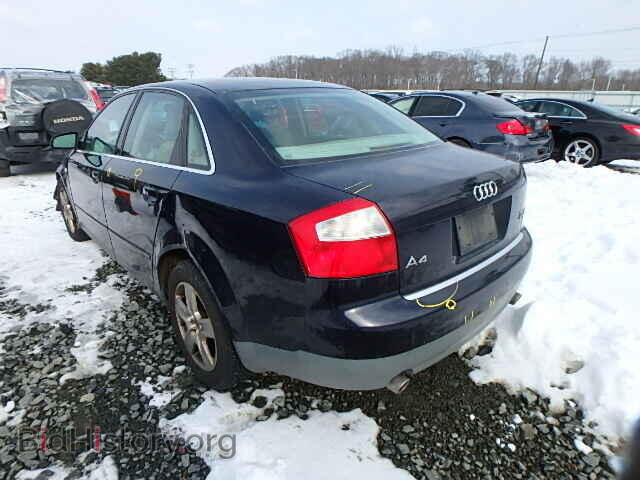 2002 AUDI A4 - VIN: WAULT68E72A164122 - Фото 3