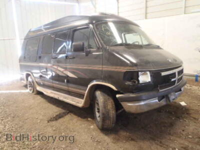 1996 Dodge RAM VAN RAM Van B2, черный — VIN 2B6HB21Y6TK138596, Copart