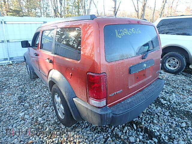 2007 DODGE NITRO - VIN: 1D8GU28K87W587643 - Photo 3
