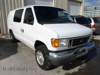 2007 Ford ECONOLINE, white — VIN 1FTNE14W37DA67058, Copart