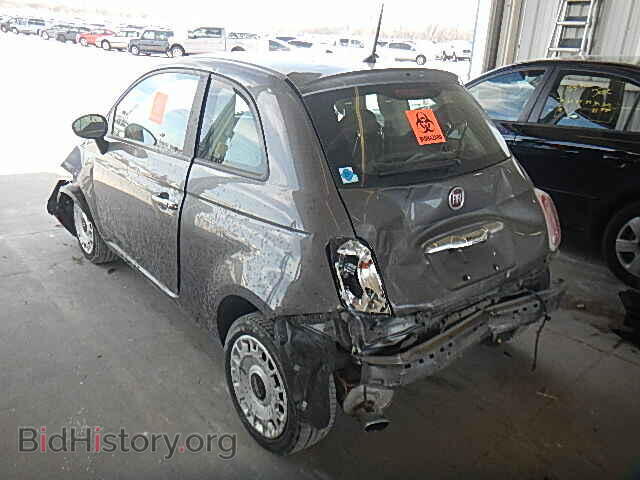 2012 FIAT 500 - VIN: 3C3CFFAR3CT379485 - Фото 3