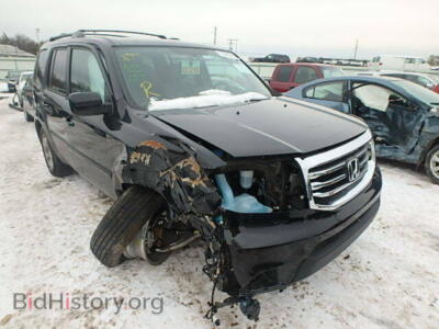 2014 Honda PILOT Pilot EX, black — VIN 5FNYF4H43EB043336, Copart