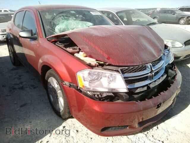 Фотография 1C3CDZAB8CN221346 - DODGE AVENGER 2012