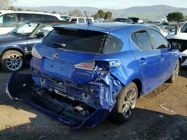 2013 LEXUS CT 200 - VIN: JTHKD5BH5D2126974 - Фото 4