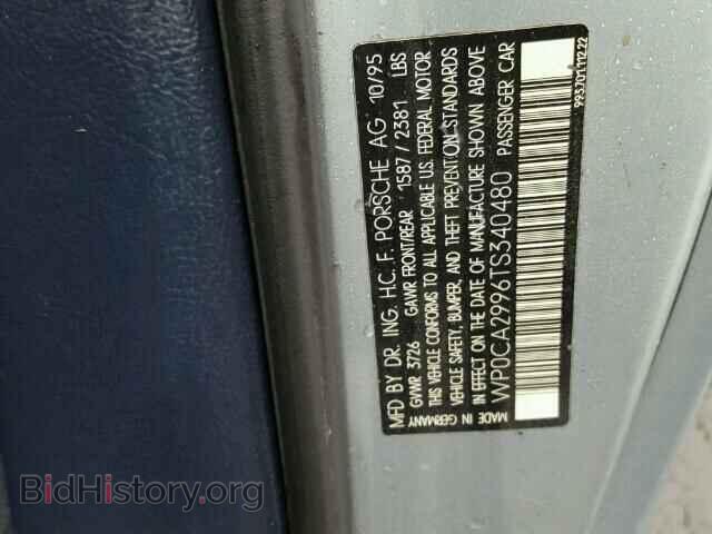 1996 PORSCHE 911 - VIN: WP0CA2996TS340480 - Фото 10