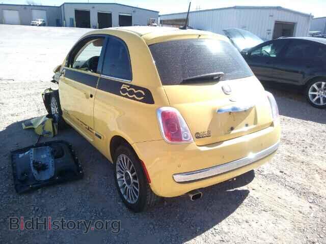 2012 FIAT 500 - VIN: 3C3CFFCR7CT127347 - Фото 3