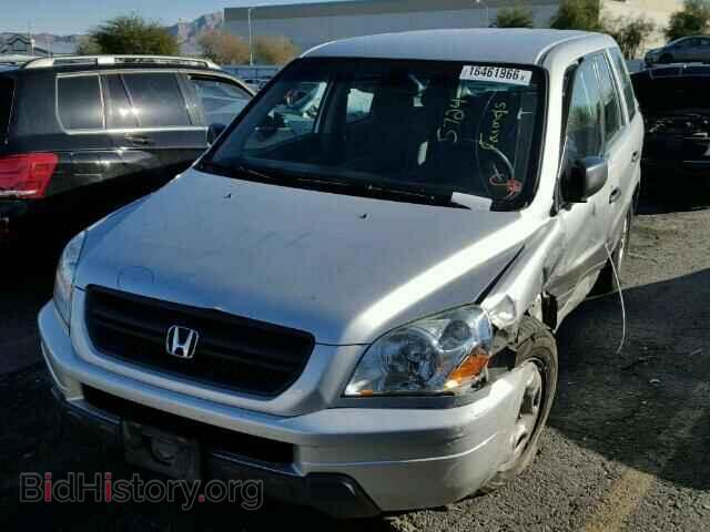 2005 HONDA PILOT - VIN: 2HKYF18195H567113 - Фото 2