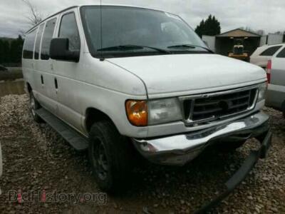 2007 Ford ECONOLINE, белый — VIN 1FBNE31L77DA67946, Copart