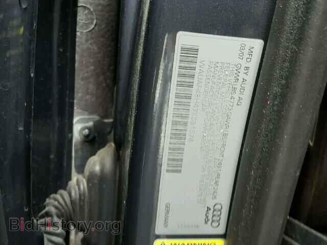 2007 AUDI A4 - VIN: WAUAF48H47K031574 - Фото 10