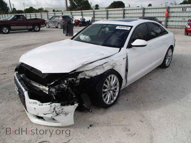 2012 AUDI A6 - VIN: WAUGGAFCXCN150879 - Фото 2