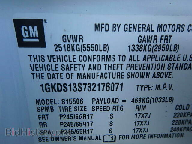 2003 GMC ENVOY - VIN: 1GKDS13S732176071 - Photo 10