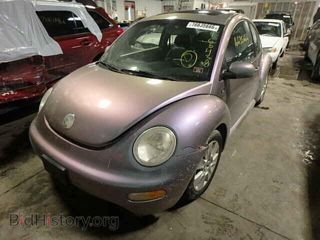 2003 VOLKSWAGEN BEETLE - VIN: 3VWDD21C43M424824 - Фото 2