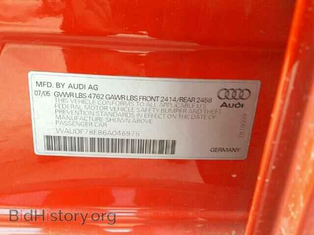 2006 AUDI A4 - VIN: WAUDF78E86A046975 - Photo 10