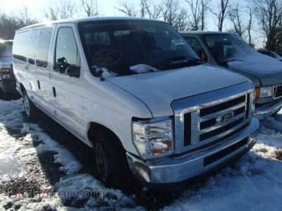 2010 Ford ECONOLINE, white — VIN 1FBNE3BLXADA81877, Copart