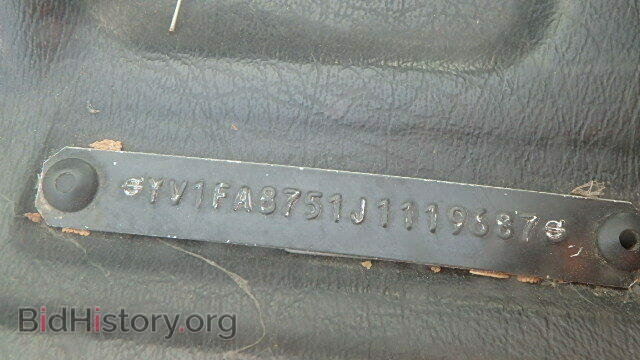 1988 VOLVO 740 - VIN: YV1FA8751J1119687 - Фото 9