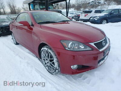 2013 Lexus IS350, красный — VIN JTHFE2C25D2509725, Copart