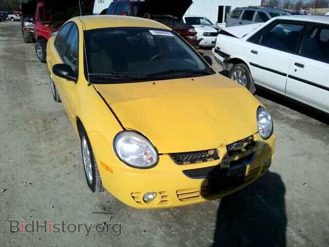 Фотография 1B3ES56C84D509607 - DODGE NEON 2004