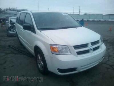 2010 Dodge CARAVAN Grand Cara, white — VIN 2D4RN4DEXAR126818, Copart