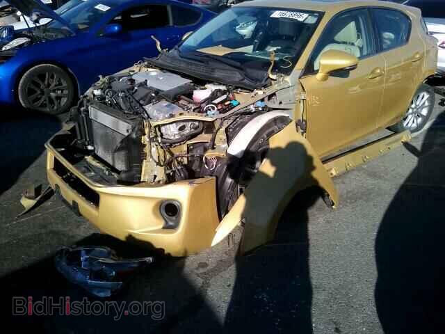 2012 LEXUS CT 200 - VIN: JTHKD5BH3C2055790 - Фото 2